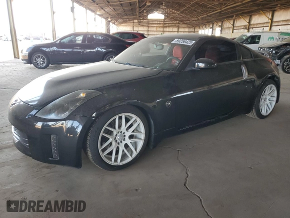 2008 Nissan 350Z Enthusiast with VIN JN1BZ34E68M750984, listed as a Copart auction lot 89256425 with 118,053 mi miles and Salvage Title. Bid and sale history available at carsss.com. Image 1.
