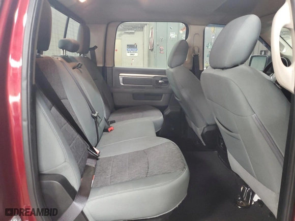 2018 Ram 1500 Big Horn with VIN 1C6RR7LM6JS288608, listed as a Copart auction lot 43527095 with 110,617 mi miles and Salvage Title. Bid and sale history available at carsss.com. Image 10.