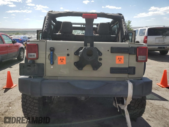 2017 Jeep Wrangler Unlimited Sport with VIN 1C4HJWDG2HL569825, listed as a Copart auction lot 60505265 with Not provided miles and Salvage title. Bid and sale history available at DreamBid. Image 6.