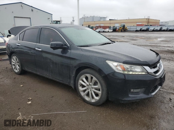 2015 Honda Accord Touring with VIN 1HGCR3F99FA800360, listed as a Copart auction lot 52151055 with 208,849 mi miles and Clean title. Bid and sale history available at DreamBid. Image 4.