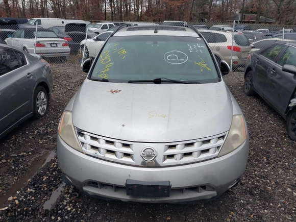 2003 Nissan Murano SL with VIN JN8AZ08W93W231004, listed as a IAAI auction lot 40941547 with 999,999 mi miles. Bid and sale history available at carsss.com. Image 6.