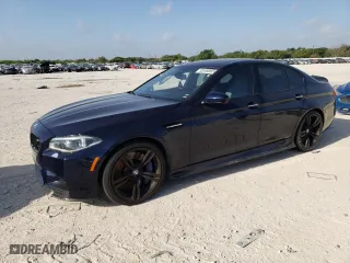 2016 BMW M5 with VIN WBSFV9C57GD595660, listed as a Copart auction lot 53349983 with 75,226 mi miles. Bid and sale history available at carsss.com. Image 1.