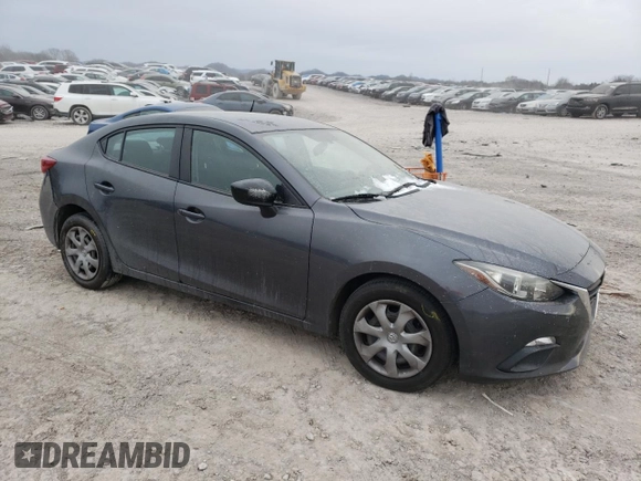 2014 Mazda 3 i SV with VIN JM1BM1T76E1169811, listed as a Copart auction lot 89407985 with 62,719 mi miles and Salvage Title. Bid and sale history available at DreamBid. Image 4.