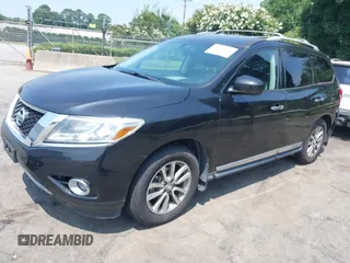 2015 Nissan Pathfinder SL with VIN 5N1AR2MM5FC684405, listed as a IAAI auction lot 42594415 with 130,691 mi miles and . Bid and sale history available at DreamBid. Image 17.