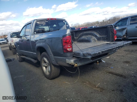 2008 Dodge Ram 1500 SLT with VIN 1D7HU18N68J188872, listed as a Copart auction lot 47285335 with 173,556 mi miles and Salvage Title. Bid and sale history available at carsss.com. Image 2.