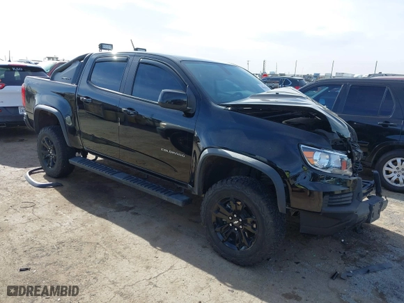2021 Chevrolet Colorado 4WD ZR2 with VIN 1GCGTEEN3M1104456, listed as a IAAI auction lot 40968468 with 61,530 mi miles. Bid and sale history available at carsss.com. Image 1.