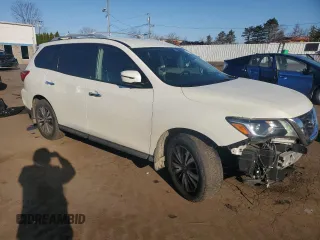 2017 Nissan Pathfinder SL with VIN 5N1DR2MM4HC693726, listed as a Copart auction lot 49579505 with 102,330 mi miles and Salvage Title. Bid and sale history available at carsss.com. Image 4.