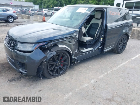 2022 Land Rover Range Rover Sport HST with VIN SALWS2RUXNA205731, listed as a IAAI auction lot 42613333 with 32,845 mi miles and . Bid and sale history available at DreamBid. Image 19.