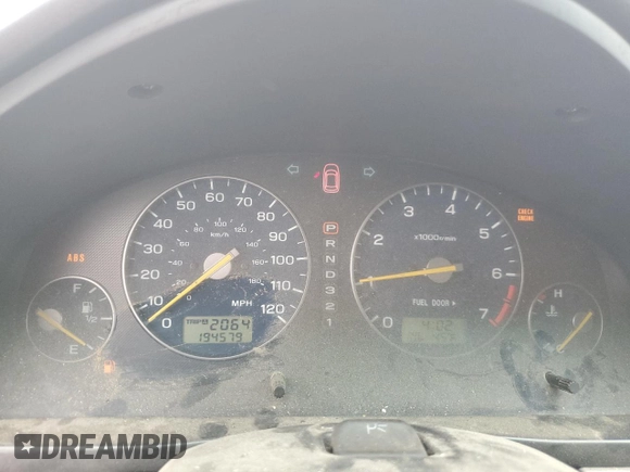 2003 Subaru Baja with VIN 4S4BT61C737109851, listed as a Copart auction lot 51090595 with 194,579 mi miles and Salvage Title. Bid and sale history available at DreamBid. Image 9.