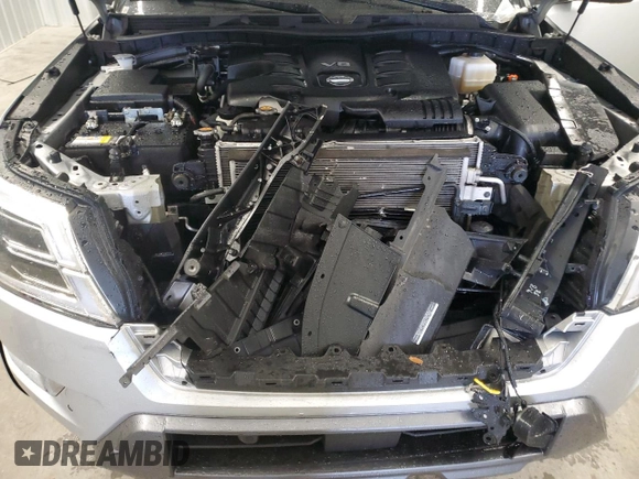 2023 Nissan Armada SV with VIN JN8AY2AD8P9690973, listed as a Copart auction lot 41570965 with 41,414 mi miles and Salvage title. Bid and sale history available at DreamBid. Image 12.
