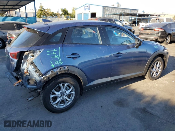 2018 Mazda CX-3 Sport with VIN JM1DKDB77J0315277, listed as a Copart auction lot 77987744 with 46,616 mi miles and Salvage Title. Bid and sale history available at carsss.com. Image 3.