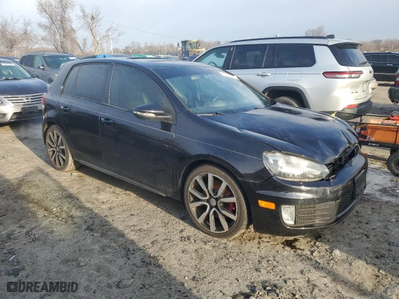 2013 Volkswagen GTI with VIN WVWHD7AJ7DW120565, listed as a Copart auction lot 43636065 with 121,037 mi miles and Clean Title. Bid and sale history available at carsss.com. Image 4.