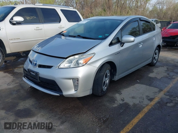 2012 Toyota Prius One with VIN JTDKN3DU2C0334107, listed as a IAAI auction lot 41891637 with 173,469 mi miles. Bid and sale history available at carsss.com. Image 17.