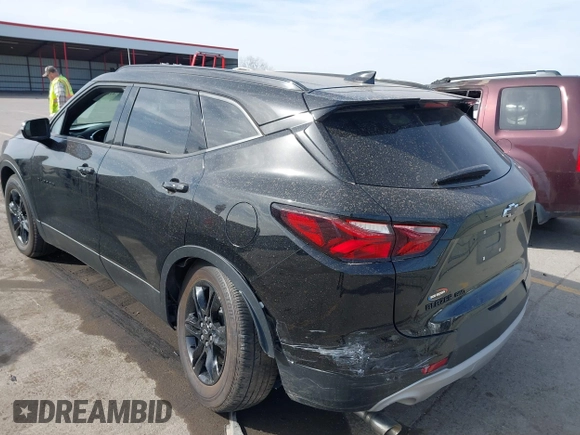 2021 Chevrolet Blazer LT with VIN 3GNKBHRS1MS510207, listed as a IAAI auction lot 41823139 with 45,298 mi miles and . Bid and sale history available at DreamBid. Image 3.