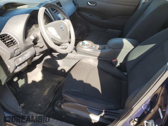 2016 Nissan LEAF S with VIN 1N4BZ0CP9GC314557, listed as a Copart auction lot 46892345 with 94,278 mi miles and Salvage Title. Bid and sale history available at carsss.com. Image 7.