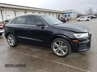 2017 Audi Q3 Premium Plus with VIN WA1JCCFS5HR007386, listed as a Copart auction lot 44959054 with 89,305 mi miles and Salvage title. Bid and sale history available at DreamBid. Image 4.
