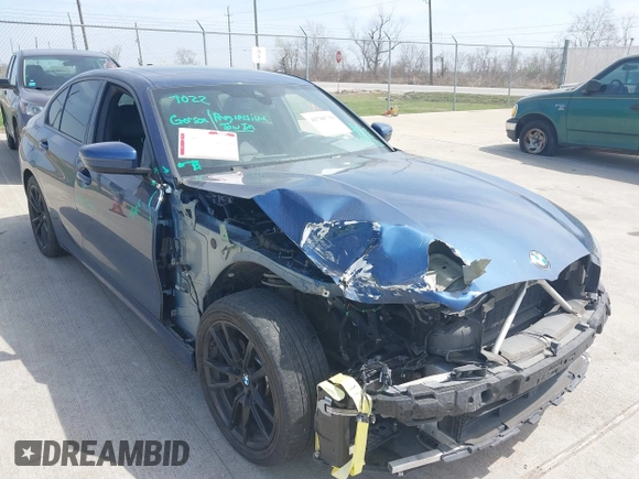 2022 BMW 3 Series 330i с VIN 3MW5R1J06N8C32399, выставлен на аукционе IAAI как лот 41788730 с пробегом 53 691 миль миль и . История ставок и продаж доступна на DreamBid. Изображение 6.