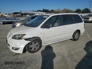 2004 Mazda MPV ES with VIN JM3LW28J940515726, listed as a Copart auction lot 74640324 with 211,688 mi miles and Salvage Title. Bid and sale history available at carsss.com. Image 1.