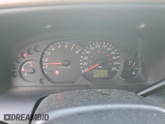 2001 Mazda Tribute LX with VIN 4F2CU08111KM19933, listed as a Copart auction lot 81174614 with 209,736 mi miles and Salvage Title. Bid and sale history available at DreamBid. Image 9.