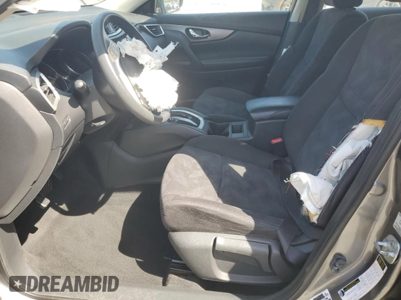 2015 Nissan Rogue SV with VIN KNMAT2MV1FP527834, listed as a Copart auction lot 50498585 with 115,832 mi miles and Salvage Title. Bid and sale history available at DreamBid. Image 7.