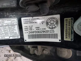 2009 Acura CSX z VIN 2HHFD56529H201225, wystawiony jako Copart lot #79451984 z przebiegiem 202 919 mil mil oraz Tytuł czysty. Historia ofert i sprzedaży dostępna na DreamBid. Obrazek 12.