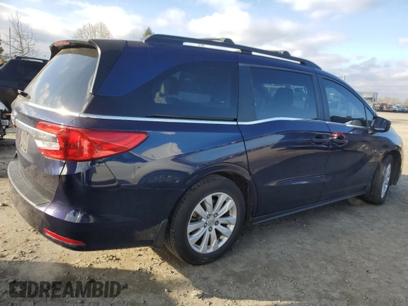 2018 Honda Odyssey LX with VIN 5FNRL6H22JB074305, listed as a Copart auction lot 42390885 with 77,054 mi miles and Salvage Title. Bid and sale history available at carsss.com. Image 3.