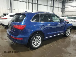 2014 Audi Q5 Premium Plus with VIN WA1LFAFP4EA002240, listed as a Copart auction lot 44622305 with 204,010 mi miles and Salvage Title. Bid and sale history available at carsss.com. Image 3.