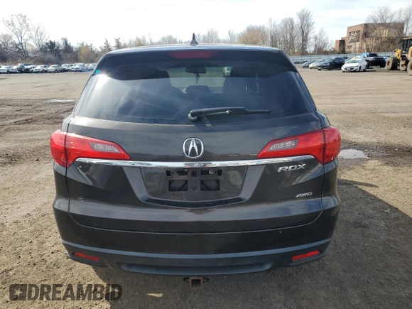 2014 Acura RDX Tech Pkg with VIN 5J8TB4H50EL003664, listed as a Copart auction lot 52595345 with 172,742 mi miles and Salvage Title. Bid and sale history available at carsss.com. Image 6.