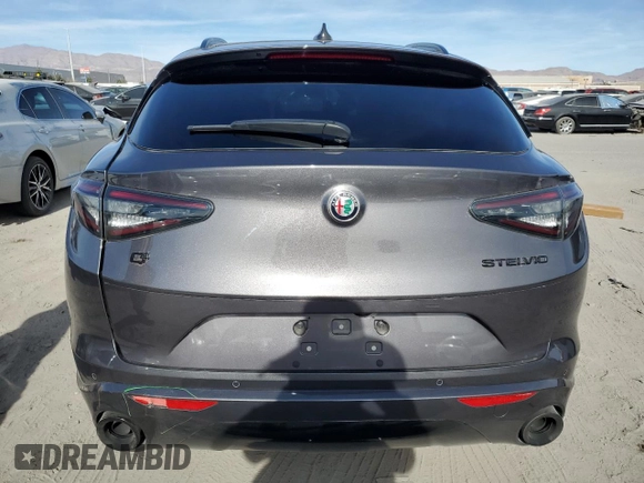 2024 Alfa Romeo Stelvio Veloce z VIN ZASPAKBN3R7D71181, wystawiony jako Copart lot #87510335 z przebiegiem 19 477 mil mil oraz Szkody całkowita. Historia ofert i sprzedaży dostępna na DreamBid. Obrazek 6.