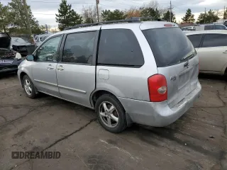 2003 Mazda MPV LX with VIN JM3LW28J930347908, listed as a Copart auction lot 86700124 with 231,753 mi miles and Salvage Title. Bid and sale history available at carsss.com. Image 2.