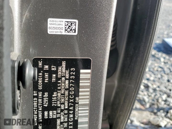 2012 Kia Optima LX z VIN 5XXGM4A7XCG077323, wystawiony jako Copart lot #50527465 z przebiegiem 194 243 mil mil oraz Szkoda całkowita • Salvage title. Historia ofert i sprzedaży dostępna na DreamBid. Obrazek 13.