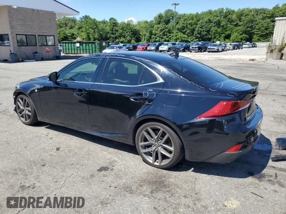 2017 Lexus IS 350 with VIN JTHCE1D22H5014429, listed as a Copart auction lot 59212324 with 78,267 mi miles and Salvage title. Bid and sale history available at DreamBid. Image 2.