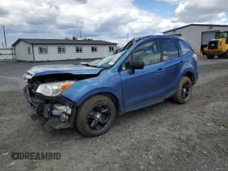 2016 Subaru Forester 2.5i with VIN JF2SJAAC3GG484902, listed as a Copart auction lot 57527385 with 165,115 mi miles and Salvage title. Bid and sale history available at DreamBid. Image 1.