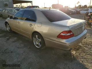 2005 Lexus LS 430 with VIN JTHBN36F255019469, listed as a Copart auction lot 84561244 with 225,468 mi miles and Salvage Title. Bid and sale history available at carsss.com. Image 2.