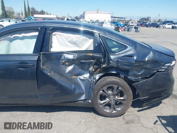 2024 Honda Accord EX-L with VIN 1HGCY2F63RA054589, listed as a IAAI auction lot 41632547 with 16,345 mi miles and . Bid and sale history available at DreamBid. Image 6.