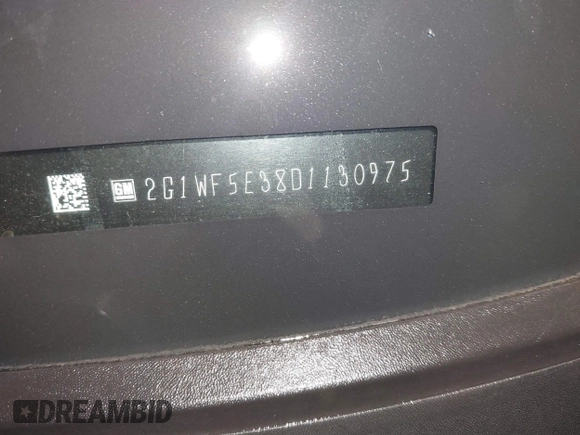 2013 Chevrolet Impala LS with VIN 2G1WF5E38D1130975, listed as a IAAI auction lot 41260029 with 64,068 mi miles and . Bid and sale history available at DreamBid. Image 9.