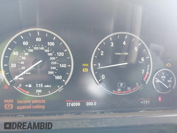2013 BMW 7 Series 750Li с VIN WBAYE8C53DD132336, выставлен на аукционе IAAI как лот 42812991 с пробегом 174 099 миль миль и . История ставок и продаж доступна на DreamBid. Изображение 7.