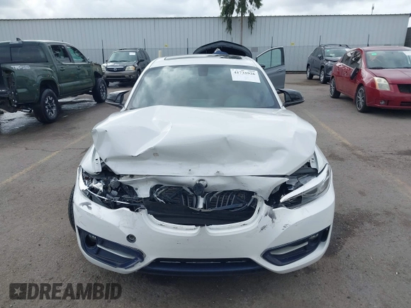 2017 BMW 2 Series 230i with VIN WBA2F9C38H7A40346, listed as a IAAI auction lot 41735926 with 69,245 mi miles. Bid and sale history available at carsss.com. Image 12.