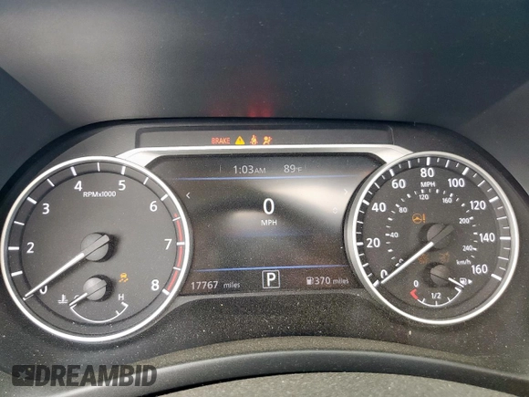 2024 Nissan Sentra SR with VIN 3N1AB8DVXRY372888, listed as a Copart auction lot 59983715 with 17,767 mi miles and Salvage title. Bid and sale history available at DreamBid. Image 9.