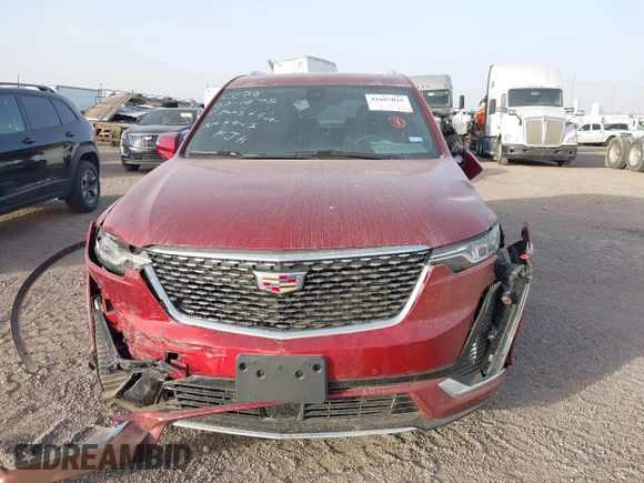 2024 Cadillac XT6 FWD Premium Luxury with VIN 1GYKPCRS4RZ753639, listed as a IAAI auction lot 41607025 with 2,743 mi miles. Bid and sale history available at carsss.com. Image 12.