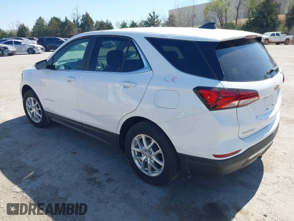 2023 Chevrolet Equinox LT with VIN 3GNAXTEG6PL250273, listed as a IAAI auction lot 41856123 with 7,900 mi miles and . Bid and sale history available at DreamBid. Image 3.