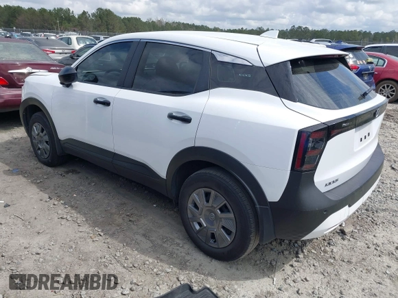 2025 Nissan Kicks S with VIN 3N8AP6BA1SL306207, listed as a IAAI auction lot 41813763 with 20,807 mi miles. Bid and sale history available at carsss.com. Image 3.