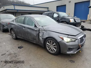2021 Infiniti Q50 Pure z VIN JN1EV7AR2MM754239, wystawiony jako Copart lot #84278044 z przebiegiem 72 490 mil mil oraz Szkoda całkowita • Salvage title. Historia ofert i sprzedaży dostępna na DreamBid. Obrazek 4.