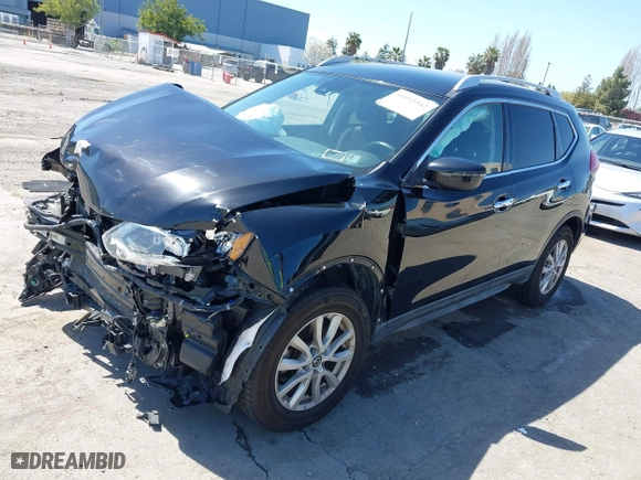 2020 Nissan Rogue SV with VIN KNMAT2MV1LP533323, listed as a IAAI auction lot 41992342 with 51,822 mi miles. Bid and sale history available at carsss.com. Image 2.