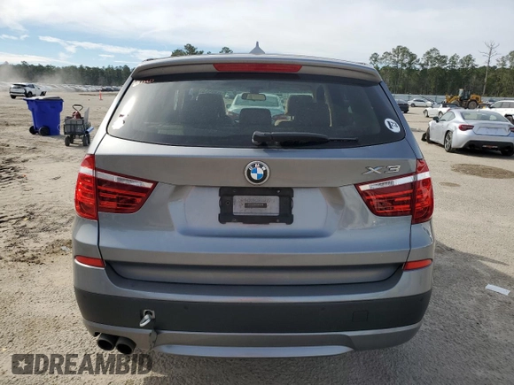 2014 BMW X3 xDrive28i with VIN 5UXWX9C51E0D10278, listed as a Copart auction lot 45885535 with 110,741 mi miles and Salvage Title. Bid and sale history available at DreamBid. Image 6.