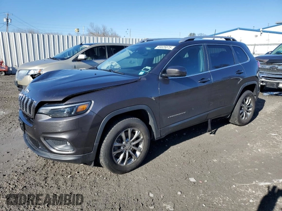2019 Jeep Cherokee Latitude Plus with VIN 1C4PJMLB1KD487138, listed as a Copart auction lot 49325375 with 61,823 mi miles and Non repairable. Bid and sale history available at DreamBid. Image 1.