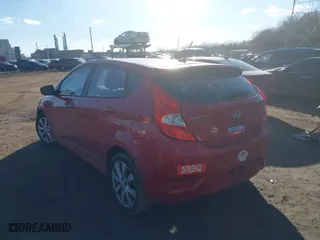 2012 Hyundai Accent SE with VIN KMHCU5AE4CU024738, listed as a IAAI auction lot 41666383 with 88,655 mi miles. Bid and sale history available at carsss.com. Image 3.