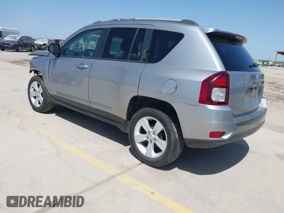 2017 Jeep Compass Sport with VIN 1C4NJCBA5HD147977, listed as a IAAI auction lot 41821444 with 86,126 mi miles and . Bid and sale history available at carsss.com. Image 3.