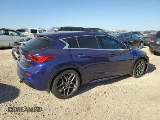 2017 Infiniti QX30 Sport with VIN SJKCH5CP3HA022850, listed as a Copart auction lot 48744715 with 52,875 mi miles and Salvage title. Bid and sale history available at DreamBid. Image 3.