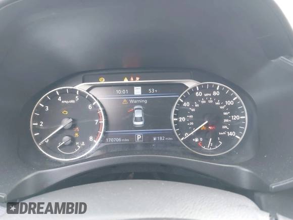 2019 Nissan Altima SL with VIN 1N4BL4EV4KC177623, listed as a IAAI auction lot 41724500 with 170,706 mi miles and . Bid and sale history available at DreamBid. Image 7.